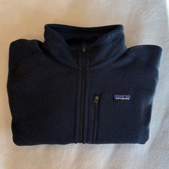 Patagonia Navy Full-Zip Fleece Jacket